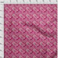 thumbnail image 4 of oneOone Viscose Jersey Pink Fabric Paisleys Diy Clothing Quilting Fabric Print Fabric By Yard 60 Inch Wide, 4 of 5