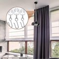 thumbnail image 4 of Flexible Bendable Ceiling Curtain Track, Ceiling Mount for Curtain Rail, Room Divider Ceiling Track, 4 of 5