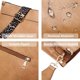 thumbnail image 4 of AUYOCO Bolso bandolera de piel vegana para mujer, bolso cruzado con correa para guitarra, bolsillos con cremallera, bolso de hombro, 4 of 5