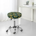 thumbnail image 4 of Uemuo Sunflowers Pattern Round Bar Stool Seat Covers Washable Stool Cushion Slipcover Elastic Bar Chair Covers-14 inch, 4 of 7