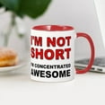 thumbnail image 3 of CafePress - Not Short Concentrated Awesome Mugs - 11 oz Ceramic Mug - Novelty Coffee Tea Cup, 3 of 4