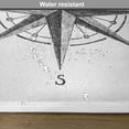 thumbnail image 6 of Ambesonne Compass Place Mats Set of 4, Seamanship Sail, Standard Size, Charcoal Grey White, 6 of 6
