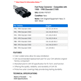 thumbnail image 2 of Fuel Pump Connector - Compatible with 1988 - 1998 Chevy C1500 1989 1990 1991 1992 1993 1994 1995 1996 1997, 2 of 2