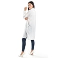 thumbnail image 3 of Blusa de corte largo Roman Fashion /Juvenil, 1008 (Blanco) blanco CH, 3 of 4