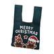 thumbnail image 4 of Bolso de muñeca navideño, bolso anudado en la muñeca para comprar artículos de fiesta, viajes navideños , Verde, 4 of 8