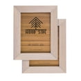 thumbnail image 3 of Rustic Wooden Picture Frames - 100% Natural Solid Eco Wood for Wall Mounting/ Tabletop Photo Frame - Pack of 2/ Pack of 1, 3 of 5