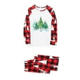 thumbnail image 3 of Your-Sty Christmas Pajamas for Family 2026 Red Plaid Family Christmas Pjs Matching Sets Xmas Sleepwear Jammies Nightwear, Green Christmas Tree Print, 3 of 8