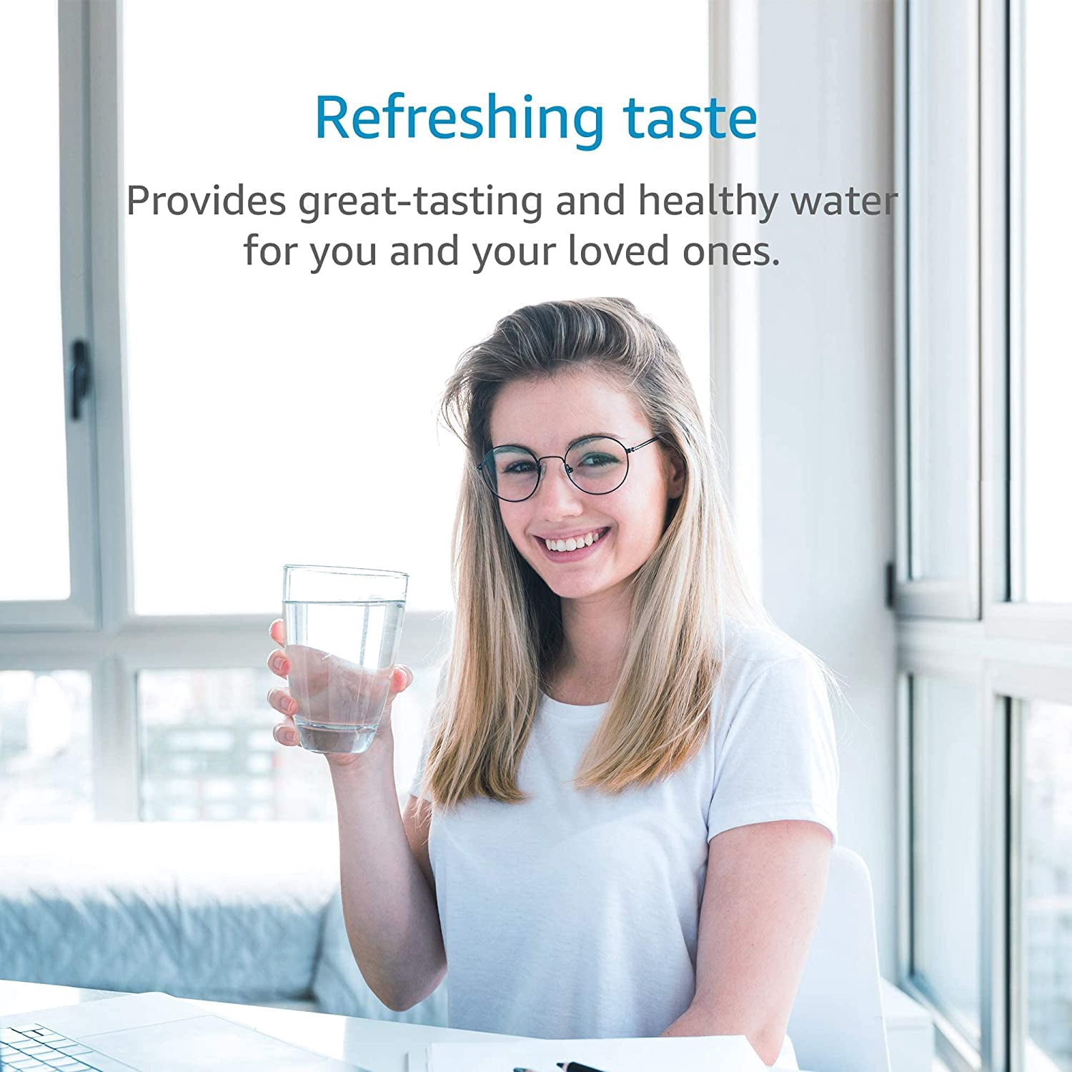 AQUA CREST RC EZ 4 Water Filter, Replacement for Culligan® RC-EZ-4, US-EZ-4, RC-EZ-3, DuPont® WFQTC30001, WFQTC70001, 3000QT Filter, 2K Gallons