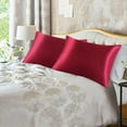 thumbnail image 3 of Unique Bargains Satin Pillowcases with Envelope Closure 2pcs, 3 of 9
