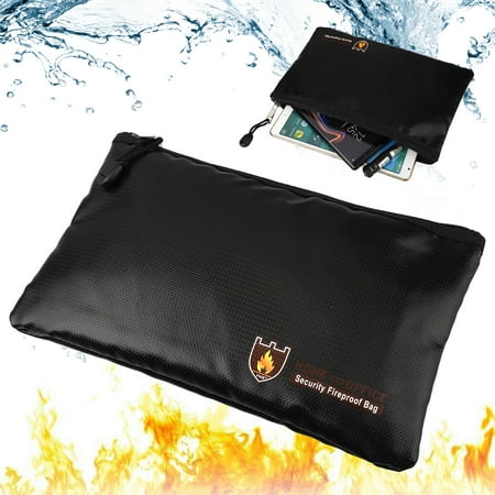 Tsv Fireproof Doent Bag 17cmx27cm Silicone Coated Fire Water Resistant Money Safe Pouch Storage For Tsv Fireproof Doent Bag 17cmx27cm Silicone Coated Fire Water Resistant Money Safe Pouch Storage For