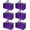 Laser Purple, variant on 6 Pack Moving Bags Heavy Duty, Extra Large Moving Bags, Moving Supplies, Storage Bags with Handles and Zippers, Waterproof Totes for Storage Space Saving Packaging Shipping and Travel(Purple)