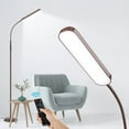 thumbnail image 1 of Outon LED Floor Lamp with Remote Touch Control Adjustable Standing Reading Light with 4 Color Temperature for Living Room(Brown), 1 of 7