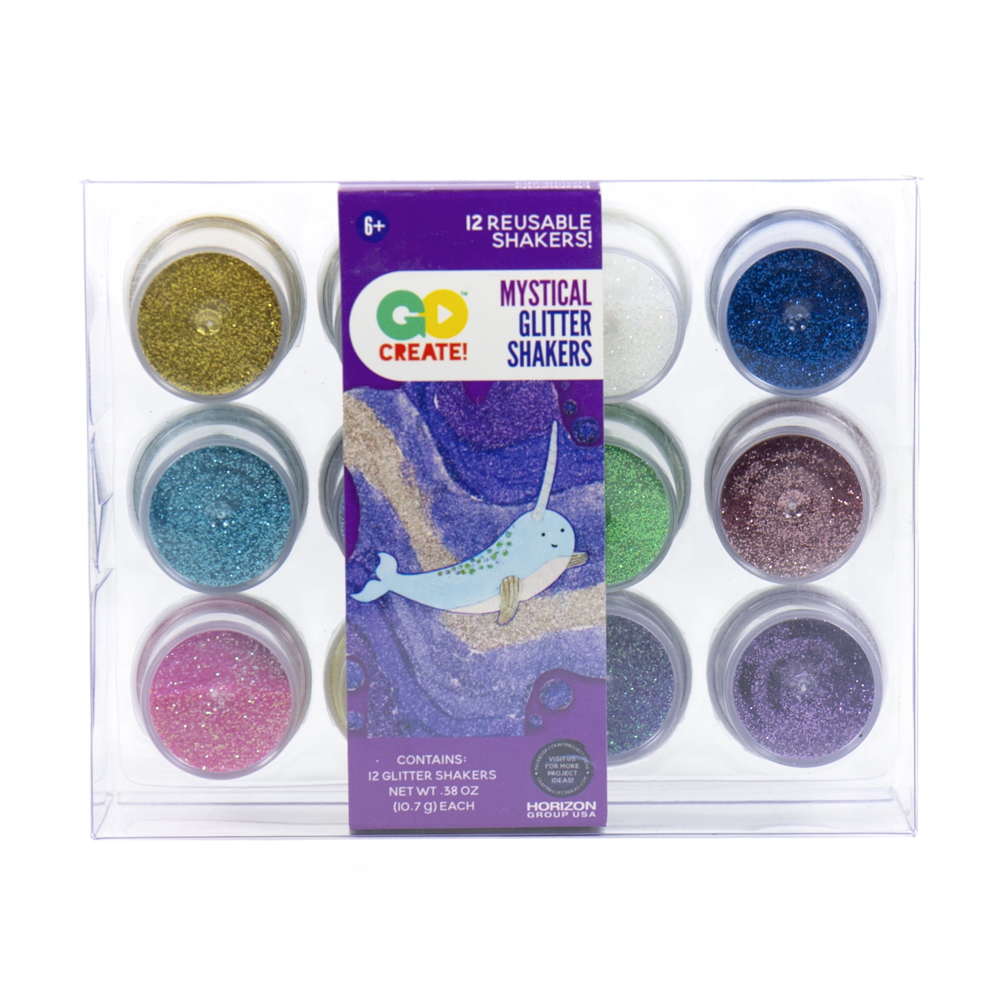 Go Create Mystical Glitter Shakers , 12 count., .38 oz. Each