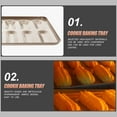 Axio Carbon Steel Pan Non Stick Long Strip Puff Mold Cookie Baking Tray