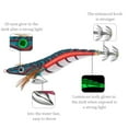 thumbnail image 5 of Simulation New Style Fishing tackle Explosive hook 2.0# 3.0# 3.5# Hook 10g/15g/19g Octopus lure Fishing bait Wood shrimp lures Squid  hook 10G-2.5 HOOK F, 5 of 8