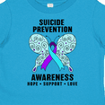 thumbnail image 4 of Inktastic Suicide Prevention Awareness Hope Support and Love Boys or Girls Toddler T-Shirt, 4 of 5