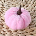 thumbnail image 4 of OCCOKO Halloween Pumpkin Decor, Soft Stuffed Pumpkin Ornament for Thanksgiving Fall Party Decorations, Decorative Pumpkin for Home, Bedroom, Tabletop, Shelf, Porch and Holiday Gift, Pink, 4 of 7