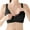 Black, variant on ,Jelly Front Closure Bras for Women Wireless No Underwire Comfort Convenient Seamless Supportive Plus Size Bralettes Trendy Scalloped Design Full Coverage Bra White XXL