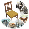 thumbnail image 7 of Cauagu Gold Shiny for Dining Chair Seat Covers,Slipcovers Kitchen Chair Covers Upholstered Chair Seat Cushion Cover Chair Seat Protector-Six Piece, 7 of 7