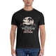 thumbnail image 5 of Camiseta de manga corta 100 % algodón para hombre con el lema "Mothman Stole My Hotdog", 5 of 5