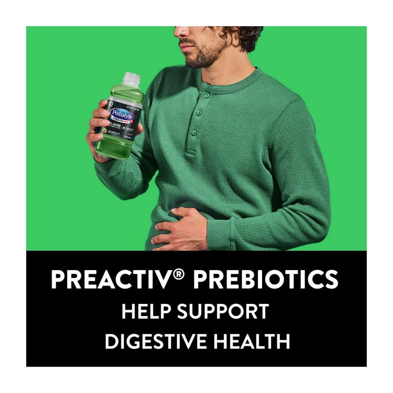 Pedialyte Electrolyte Drink Kiwi Berry Mist 1 Liter with 3x