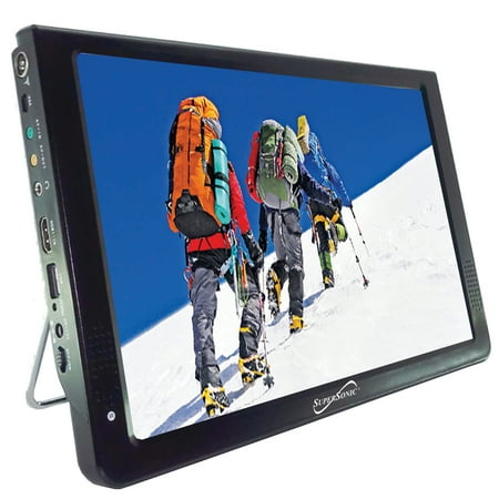 UPC: 0639131228122 | Supersonic 12 in. Portable LCD TV with USB & SD Inputs