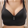 thumbnail image 6 of sunsanly Lady Bra Wireless Breathable Plus Size Thin Full Cup Support Breast Adjustable Straps Back Closure Underwear Women Sports Bra Women Inner Wear Clothes, 6 of 8