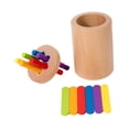 thumbnail image 1 of Taza clasificadora para niños, juguete educativo para bebés, interactivo para el desarrollo de la motricidad fina. tapa simple, 1 of 9
