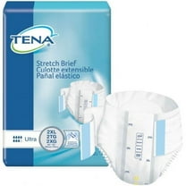 Tena Stretch Briefs Case 2XL Ultra Absorbency 64 Count