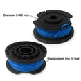 thumbnail image 3 of Eyoloty 29252 29092 Weed Eater Spools Replacement for Greenworks 21302 21332 21342 20V 24V 40V 16ft 0.065”Single Line String Trimmer with 3411546A-6 Cap Covers Parts Auto-Feed String Edger 6+1, 3 of 6