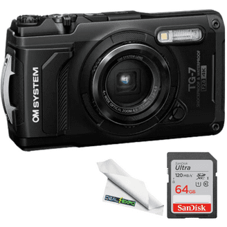 OM SYSTEM Tough TG-7 Digital Camera (Black) - Walmart.com