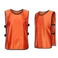 thumbnail image 2 of dazeni Boys Girls Volunteer Activity Vest Scrimmage Vests Youth Practice Jerseys Team Pinnies Sports Vest Basketball Jersey School Camp Activities Uniform Watermelon Red, 2 of 6