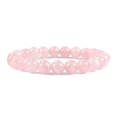 thumbnail image 1 of Colección Cherry Tree - Tamaños pequeños, medianos y grandes - Pulseras con cuentas de piedras preciosas para mujeres, hombres y adolescentes - Cuentas redondas de 8 mm (cuarzo rosa de Madagascar - me, 1 of 1