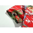 thumbnail image 6 of SSLR Big Boys' Santa Claus Party Tropical Ugly Hawaiian Christmas Shirts Casual Button Down Shirts, 6 of 8