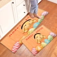 thumbnail image 5 of YIMEIS Easter bunny eggs Fall Kitchen Mats Set of 3,Xmas Winter Seasonal Farmhouse Home Seasonal Decorations Rugs for Floor - 16''*24'' and 20''*30'' and 17''*47'' in, 5 of 10