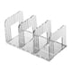 thumbnail image 1 of Organizador de bolsos, divisor de estantes, compartimento de almacenamiento, caja de almacenamiento, organización, Blanco transparente 3 cuadrículas, 1 of 9
