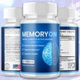 thumbnail image 3 of MemoryOn Advanced Formula Brain Support Pills Maximum Strength Supplement Memory On 120 Capsules, 3 of 8