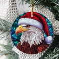 thumbnail image 2 of Golden Eagle Stained Glass Ornaments, Golden Eagle Ornament,Golden Eagle Christmas Tree Ornament, Golden Eagle Xmas Decorations wKfsOK, 2 of 5