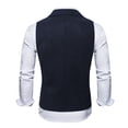 thumbnail image 6 of XIAOCHA Men's Steampunk Double- Vest Notched Lapel Chain Detail Waistcoat Vintage Formal Party Gothic Suit Top, 6 of 8