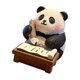 thumbnail image 4 of Figura de panda para decoración del salpicadero del coche, artesanías, adorno coleccionable para coche. Estilo C, 4 of 9
