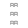 thumbnail image 4 of Maytalsory 1:12 Mini Pulls Arch Shape for Gate Closet Large 4Pcs Black Large 4 Pcs 3Set, 4 of 6