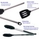 thumbnail image 3 of Juego de utensilios de cocina YONGSHENG 8 piezas color negro, 3 of 5