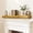 Brown, variant on Noble House 60" Fireplace Mantel, Rustic Floating Wood Shelf with Invisible Brackets for Living Room, Brown