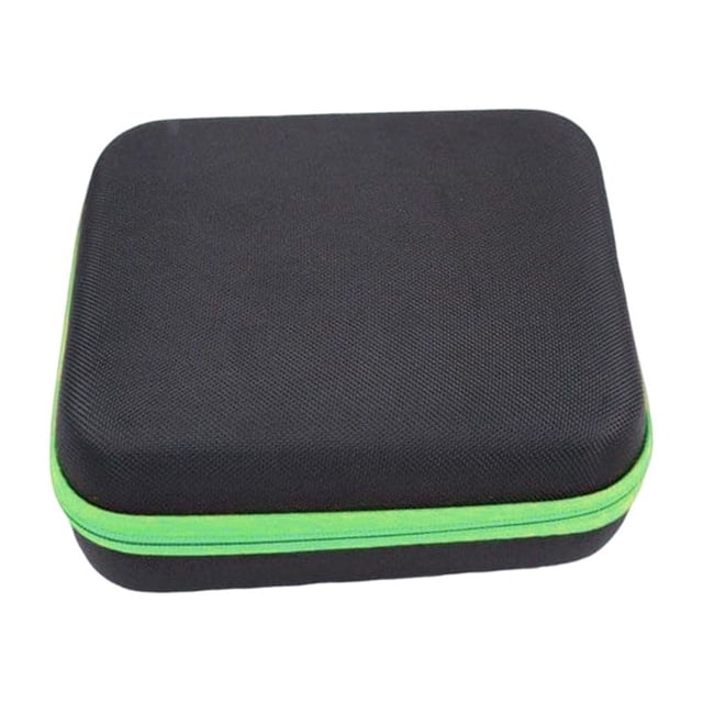 jesticaly Oil Essential Perfume Case Bottles Slots 30 Portable Handbag Storage Box Green