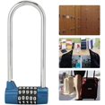 thumbnail image 5 of Cadenas en Alliage à Combinaison 5 Chiffres, Code de Sécurité en Forme de U, Cadenas de Porte d'Armoire Extra Long, Serrure de Casier Réinitialisable, 5 of 5