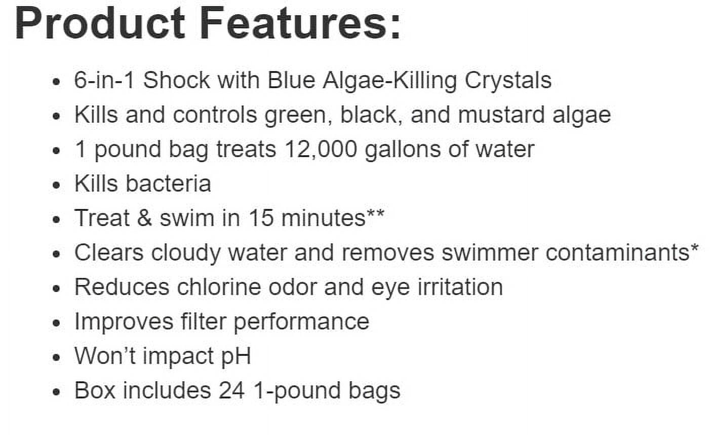 Clorox Pool&Spa Shock Xtra Blue, 24 lbs