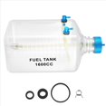 thumbnail image 1 of Depósito de Combustible Gasolina Botella de Plástico Transparente 1600CC CNC para Avión RC Gas y Nitro, 1 of 5