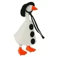 thumbnail image 4 of Porch Goose Winter Outfits, Christmas Santa Porch Goose Outfit, Cute Goose Clothes Costume for 7" Cement Geese Outdoor Patio Yard Decoration (N), 4 of 7
