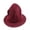 Burgundy, variant on British style autumn and winter wool top hat pointed magic hat fashion high top Jazz hat witch hat volcanic rock hat-Khaki