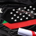 thumbnail image 5 of Burkina Faso Mix United States Black American Flag Graduation Stole Shawl Sash Scraf Gift For Abroad Student International Study, 5 of 6